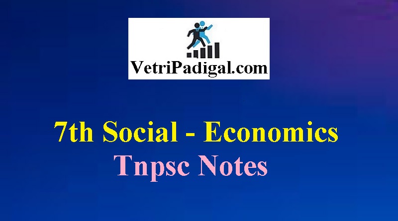 7th Social - Economics Materials